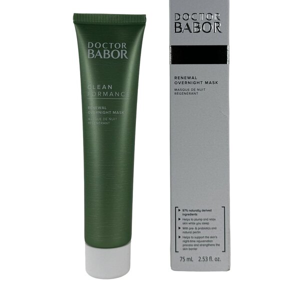 Doctor Babor Clean Formance Renewal Overnight Mask 75mL Rejuvenation Strengthen - Picture 1 of 6